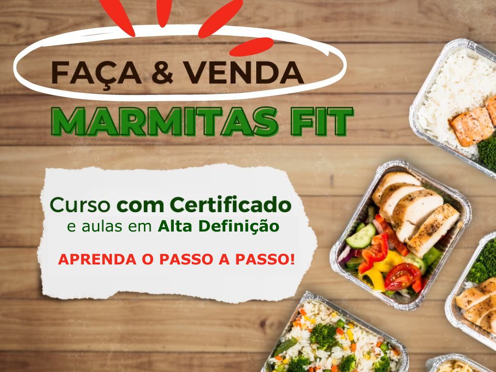 Curso de Marmitas Fit em Coimbra: Conquiste o Mercado de Alimentação Saudável.