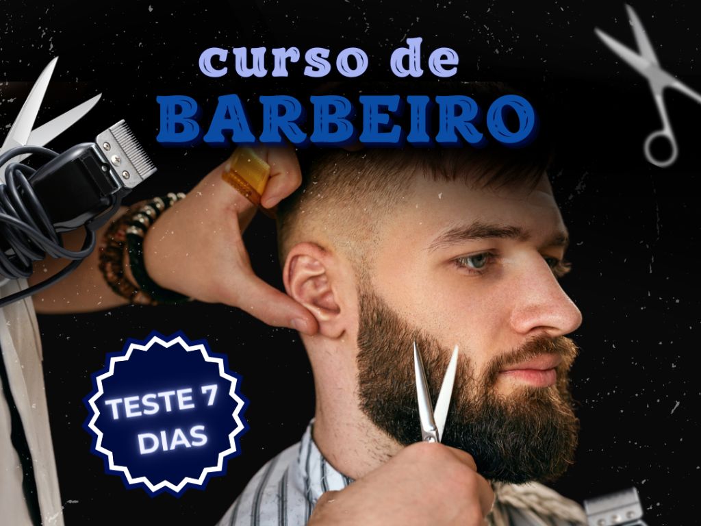 Aprenda a cortar cabelo e fazer barba em Coimbra:Curso Online!
